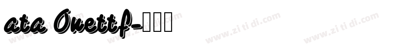 ata Onettf字体转换